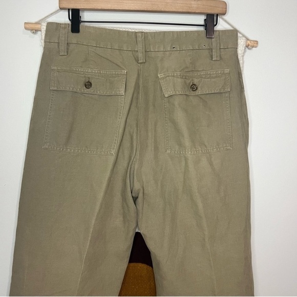 Banana Republic Straight Leg Linen Blend Pants - Picture 4 of 6